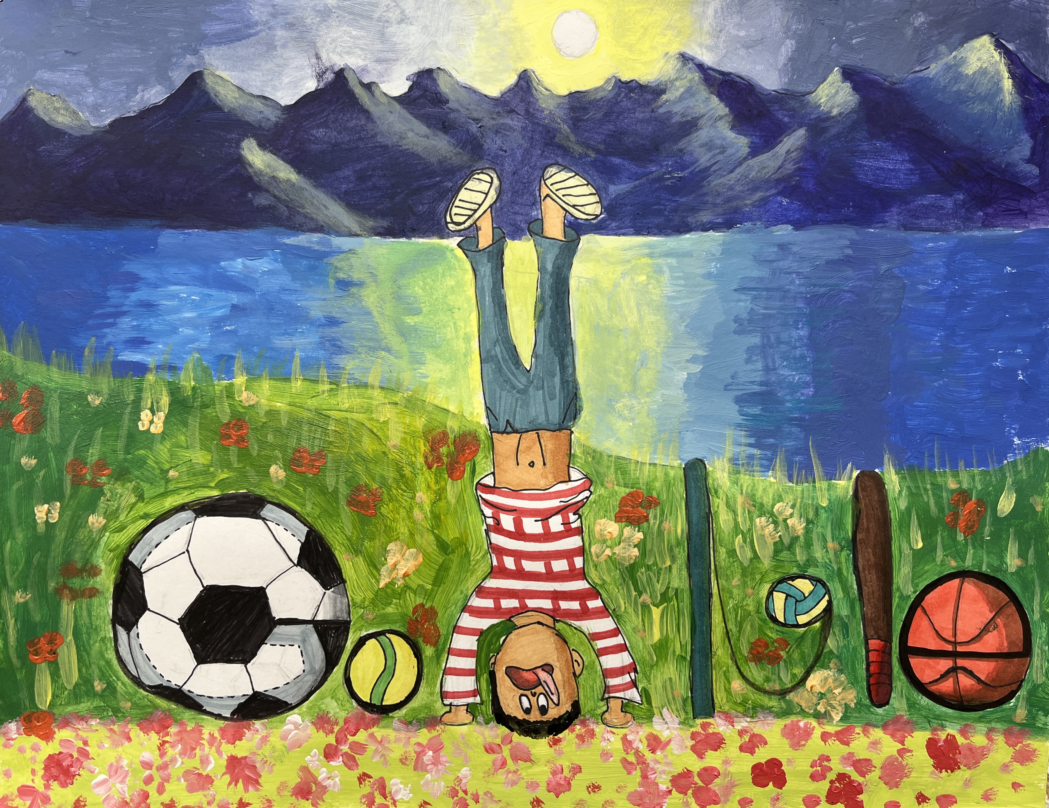 Headstand - Google Doodles